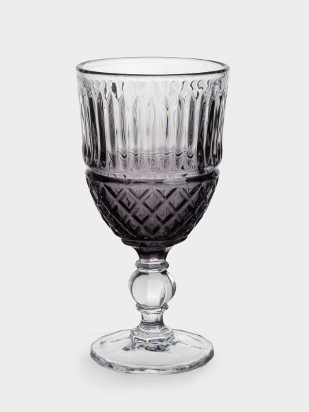 Бокал-кубок для вина 260 мл, стекло, серый градиент, Poem ANNA LAFARG
