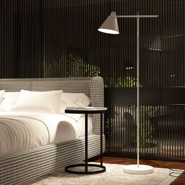 Торшер rifl 146 см бежевый Bergenson Bjorn