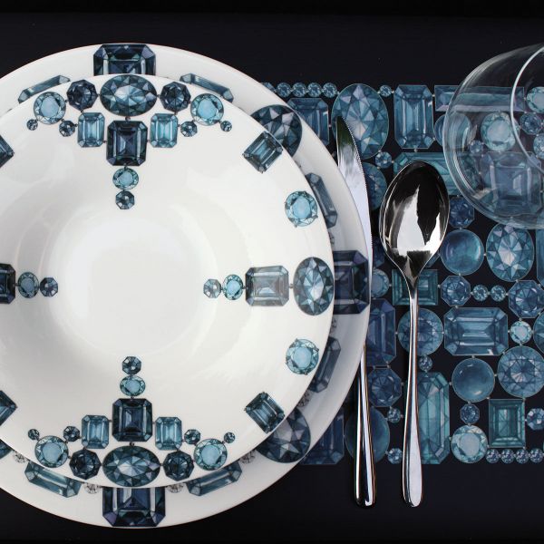 Тарелка обеденная Sapphire 28 см, FOREVER TAITU