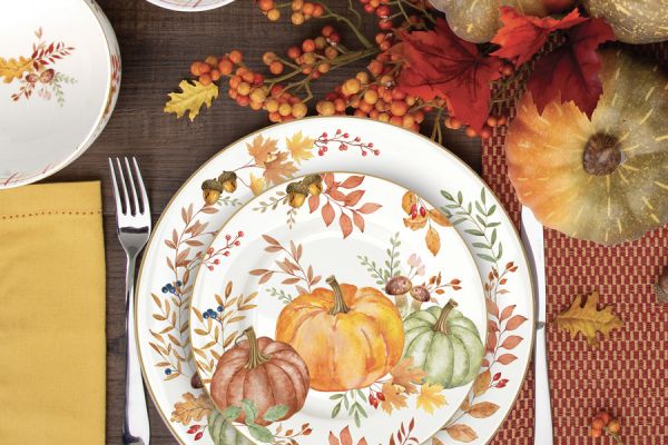 Тарелка закусочная Тыква, 19 см Easy Life