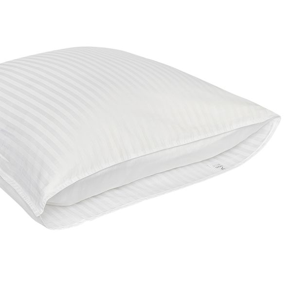 Набор наволочек из страйп-сатина из коллекции essential, 70х70 см Tkano