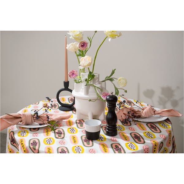 Салфетка под приборы из умягченного льна розово-пудрового цвета из коллекции essential, 35х45 см Tkano
