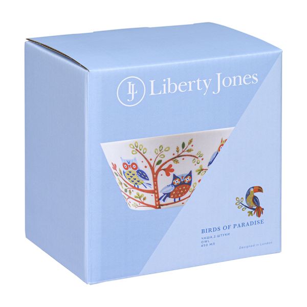 Набор чаш owl из коллекции birds of paradise 450 мл, 2 шт Liberty Jones