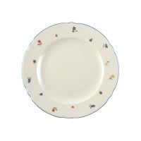 Тарелка обеденная 25.2 см, фарфор цвета слоновой кости, синий, Marieluise, 001.290948(4003106008471), SELTMANN