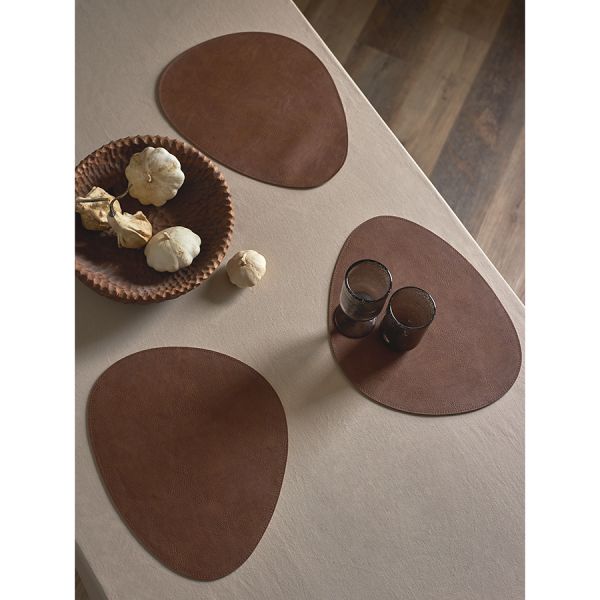 Набор из 2-х двухсторонних сервировочных салфеток drop, 33х41 см, синий/коричневый Liberty Jones