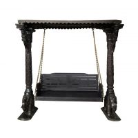 Качели-беседка XIX век, Индия 250x82x220 см dark brown ROOMERS ANTIQUE