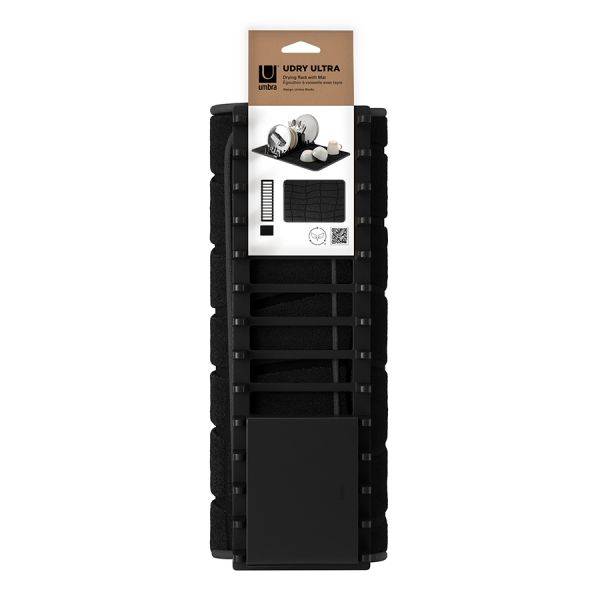 Коврик для сушки посуды udry, 43х61 см, черный Umbra
