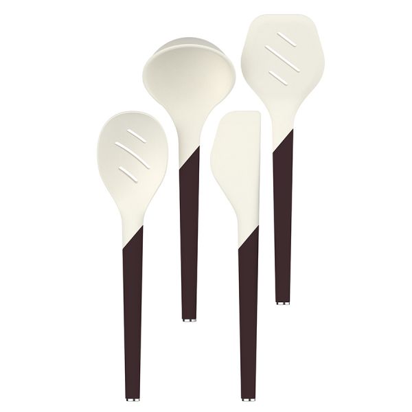 Лопатка с прорезями smartchef, 32 см, бежевая/бордовая Smart Solutions