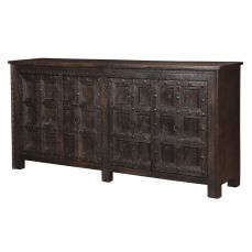 Буфет XIX век, Индия 220x51x100 см natural ROOMERS ANTIQUE 45370/1