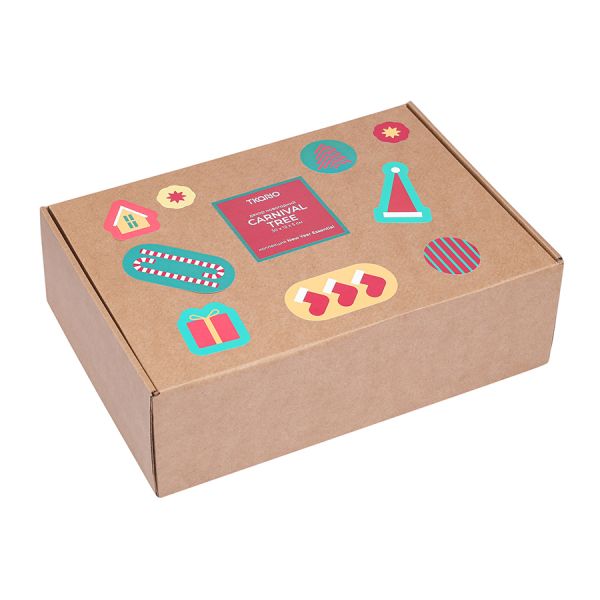 Декор новогодний carnival tree из коллекции new year essential, 30 см Tkano
