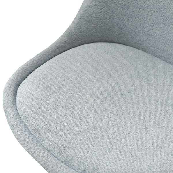 Стул harvy велюр светло-голубой