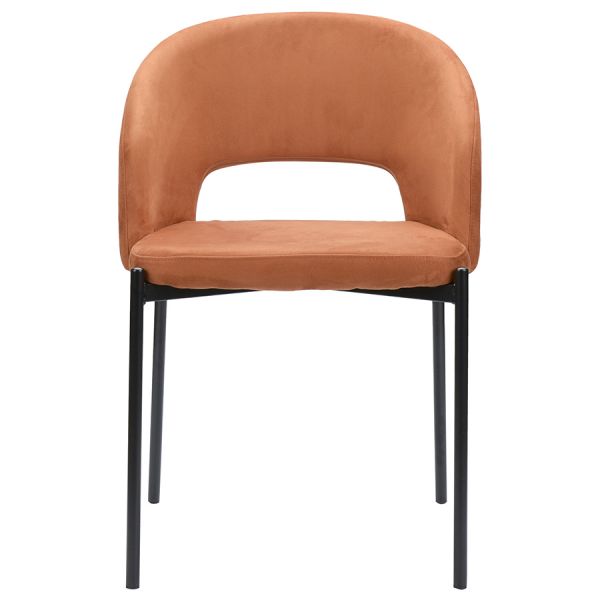 Кресло earl экозамша коричневое Berg