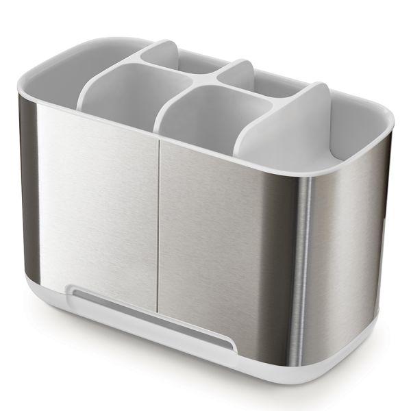 Набор из органайзера для зубных щеток easystore steel и диспенсера для мыла presto steel