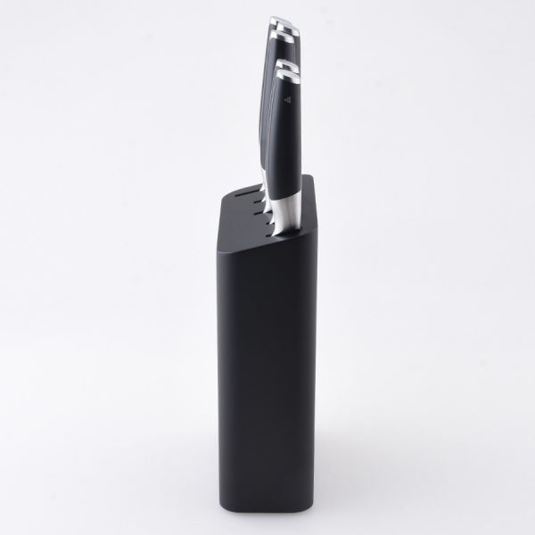 Набор ножей кухонных с подставкой prime, 5 шт, черный Smart Solutions