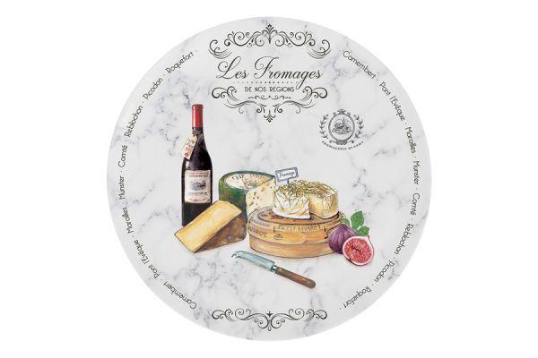 Набор закусочных тарелок Fromage (цветной) 19 см 4 шт 