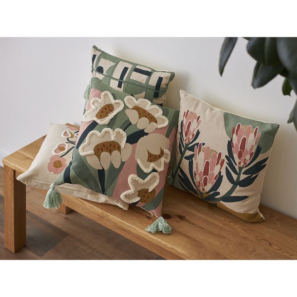 Подушка декоративная garden flower из коллекции ethnic, 45х45 см Tkano