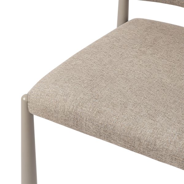 Стул freddi, рогожка, жемчужно-серый Bergenson Bjorn