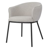 Стул paal, букле, серый Bergenson Bjorn