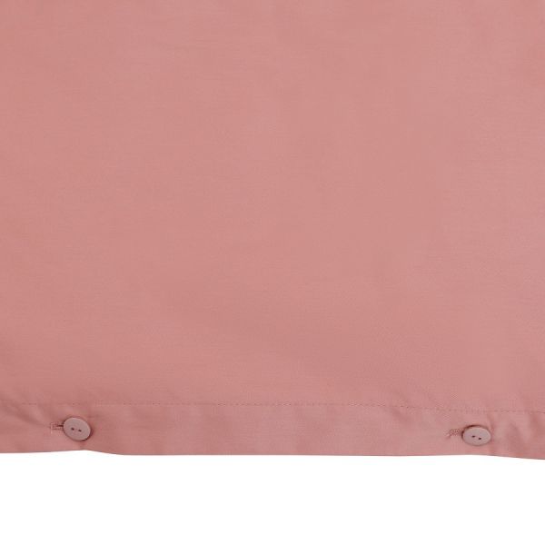 Комплект постельного белья из сатина темно-розового цвета из коллекции essential 200х220 см