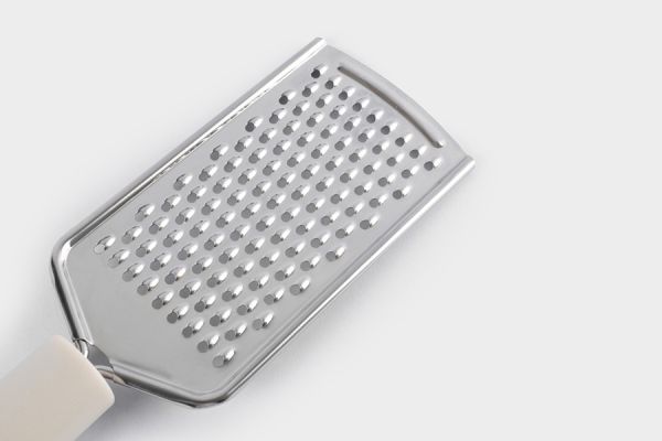 Терка 24 см, с ручкой, сталь/пластик, серо-бежевая, Universal ANNA LAFARG
