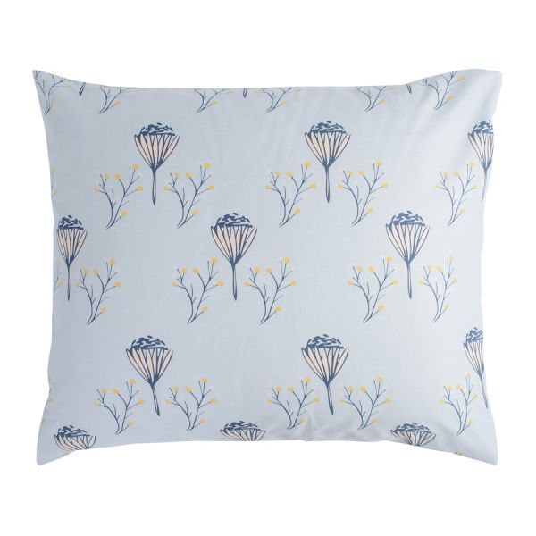 Комплект постельного белья из сатина с принтом 'Полевые цветы' из коллекции russian north, 150х200 см Tkano