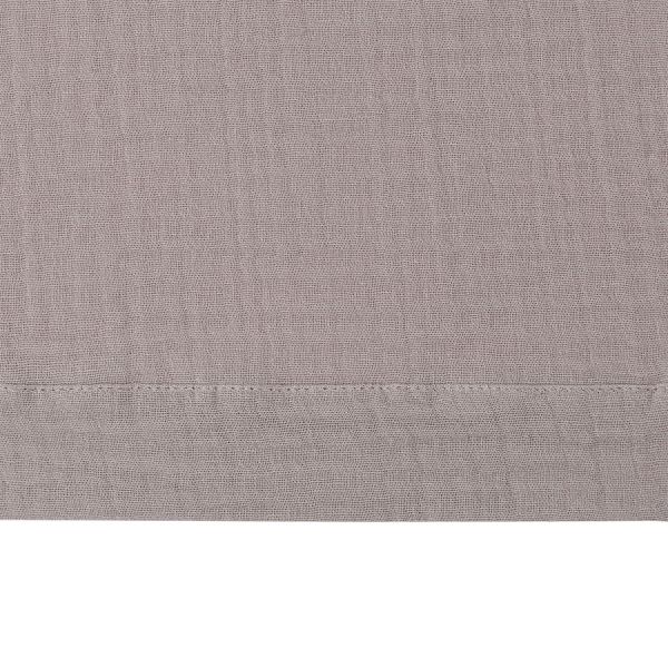 Штора из муслина бежево-серого цвета из коллекции essential, 150х290 см Tkano