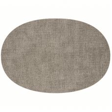 Салфетка подстановочная овальная двухсторонняя fabric светло-коричневая Guzzini