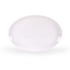 Блюдо 37x25 см, белый костяной фарфор, АККУ