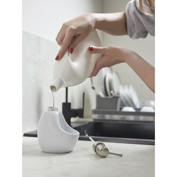 Диспенсер для мыла lystad 460 мл белый Smart Solutions