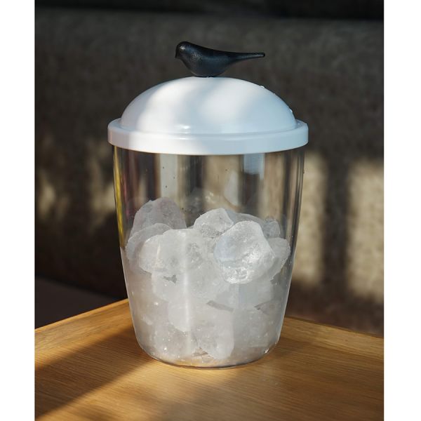 Емкость для льда sparrow белая с черным