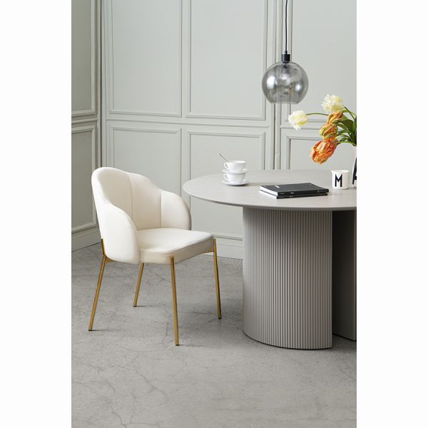 Стул shelly, велюр, молочный Bergenson Bjorn
