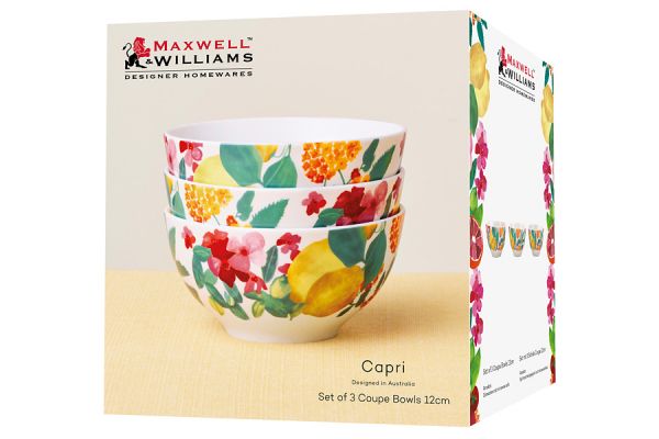 Набор салатников Capri 12 см, 0.35 л, 3 шт Maxwell & Williams