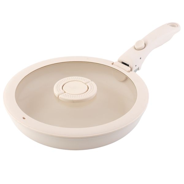 Набор посуды для приготовления со съемной ручкой smart ceramic, 7 предметов, цвета топленого молока Smart Solutions
