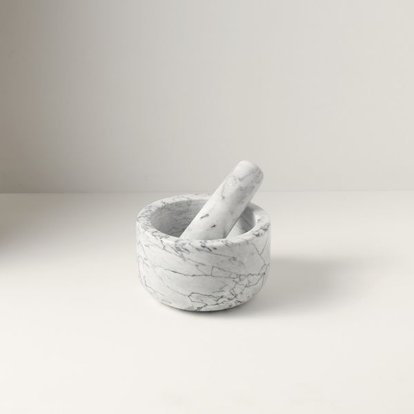 Ступка marm, 12.7х7.6 см, белый мрамор Liberty Jones