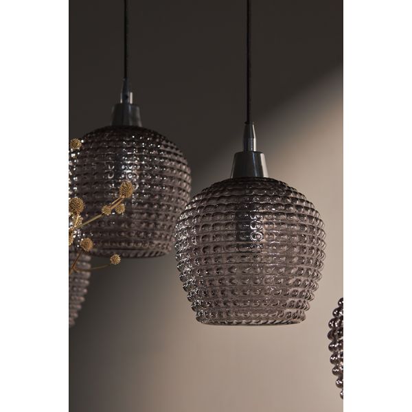 Светильник подвесной каскадный aurora, 110х18 см, серый Bergenson Bjorn