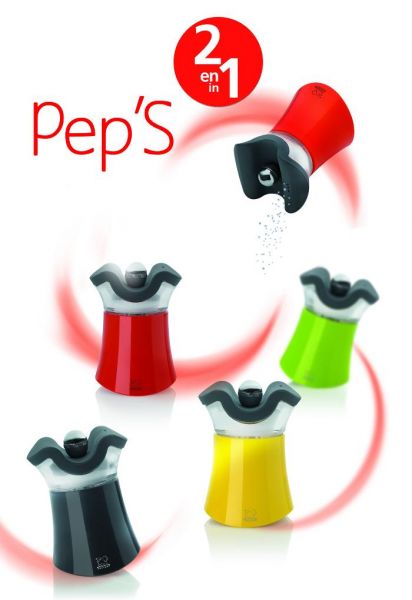 Мельница для перца и солонка PEUGEOT Pep’s 2 в 1 зеленая