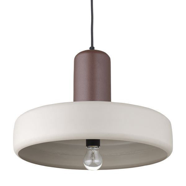 Светильник потолочный juko, D43х31 см, сливовый/бежевый Bergenson Bjorn