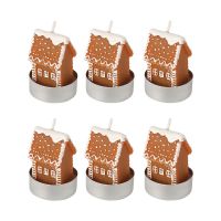 Набор декоративных свечей gingerbread houses из коллекции new year essential Tkano