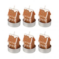 Набор декоративных свечей gingerbread houses из коллекции new year essential Tkano