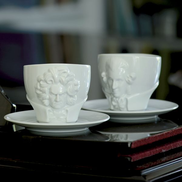 Чайная пара talent wolfgang amadeus mozart 260 мл белая