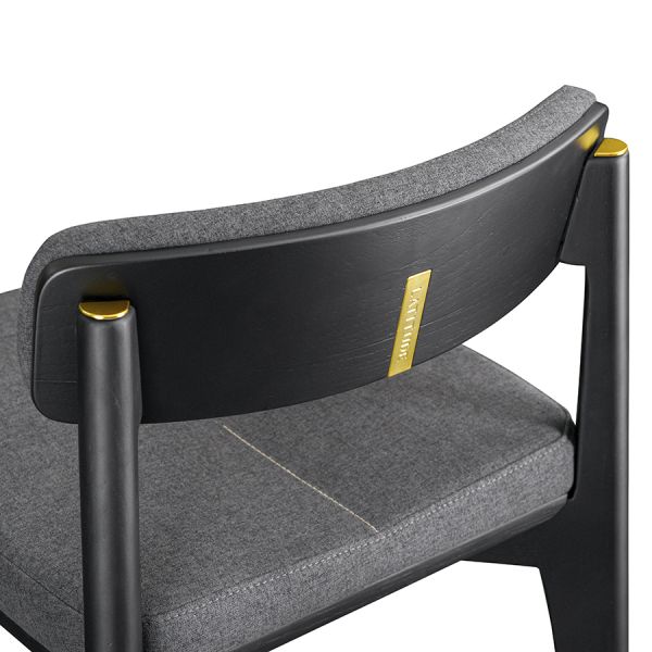 Стул барный aska рогожка черный/темно-серый Latitude