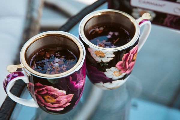 Набор кружек Розы 0,38 л, 2 шт Carmani