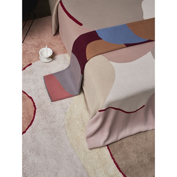 Плед из хлопка с авторским принтом из коллекции freak fruit