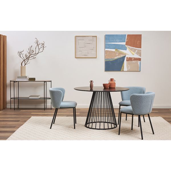 Стул foggy, букле, голубая пудра Bergenson Bjorn