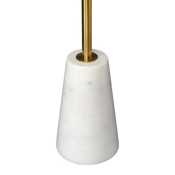 Столик кофейный asgard D42 см латунь/белый