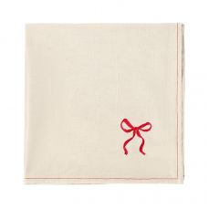 Скатерть fancy bows бежевого цвета из коллекции essential, 180х180 см Tkano