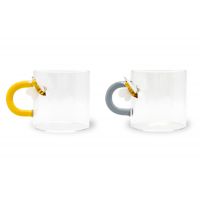Кружка кофейная 130 мл, 2 шт, стекло, Пчелки, Monterey WD Lifestyle