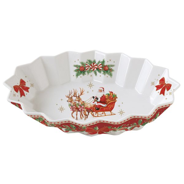 Блюдо овальное christmas heritage 25х17 см Easy Life