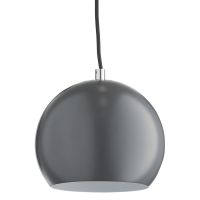 Лампа подвесная Ball, темно-серая матовая, черный шнур 111513600105