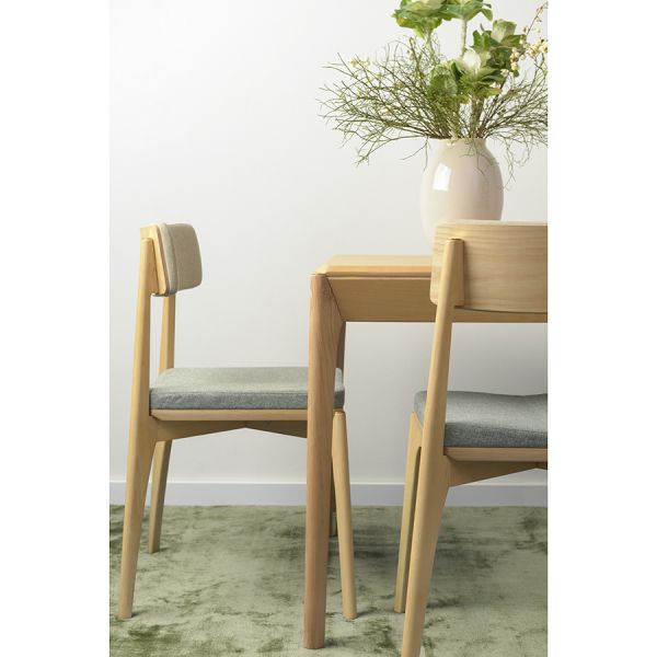 Стул aska рогожка ясень/бежевый/зеленый Latitude